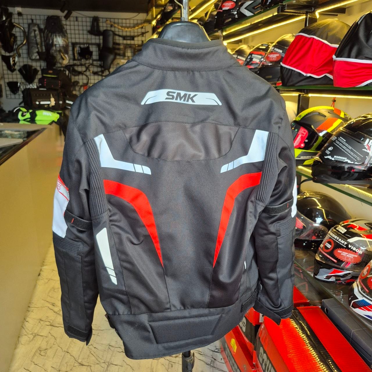SMK INFINITY RUSH RIDING JACKET RED L