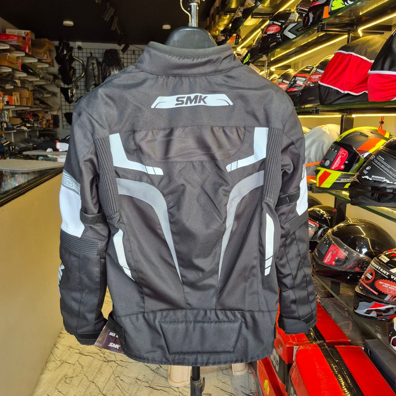 SMK INFINITY RUSH RIDING BLACK GREY M