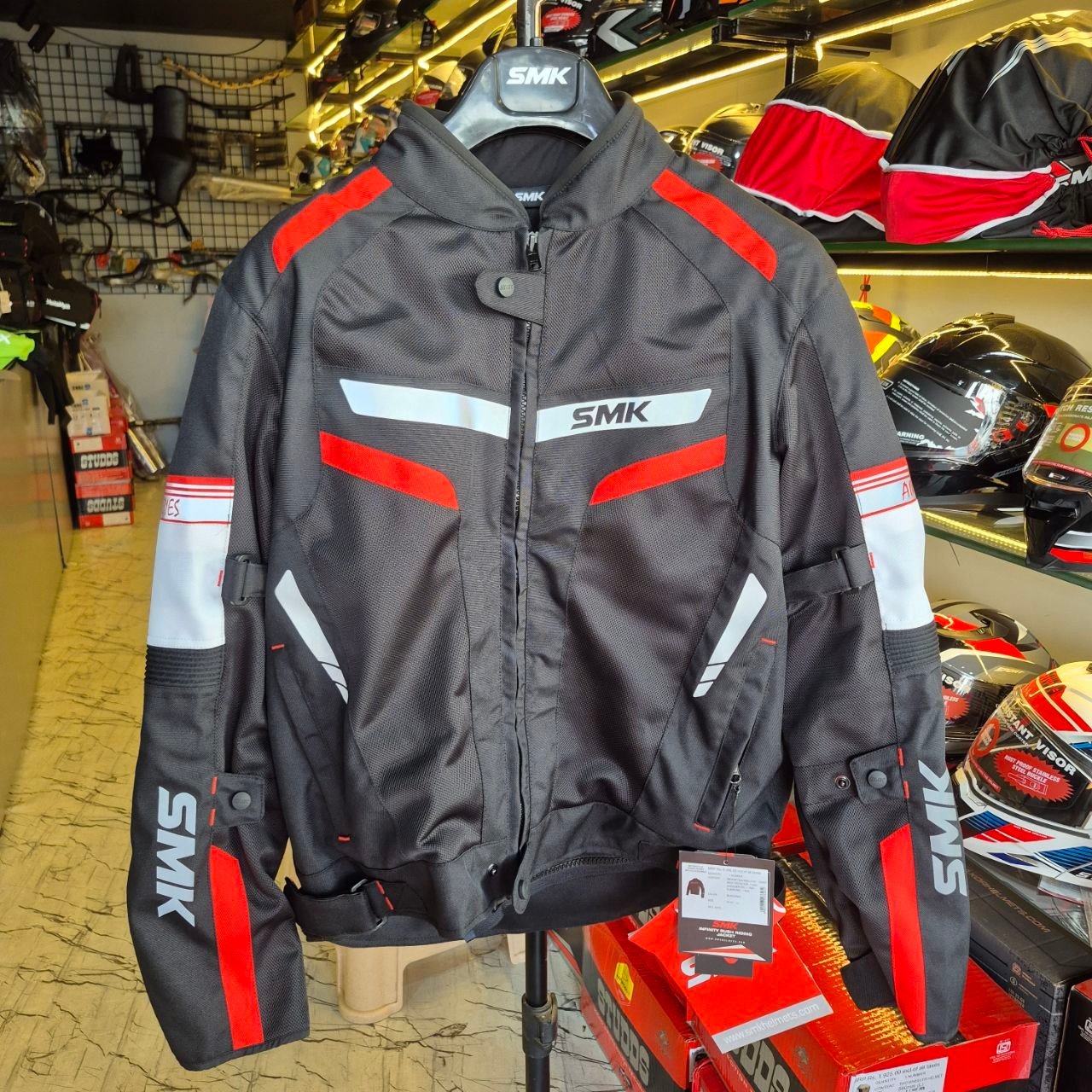 SMK INFINITY RUSH RIDING JACKET RED L