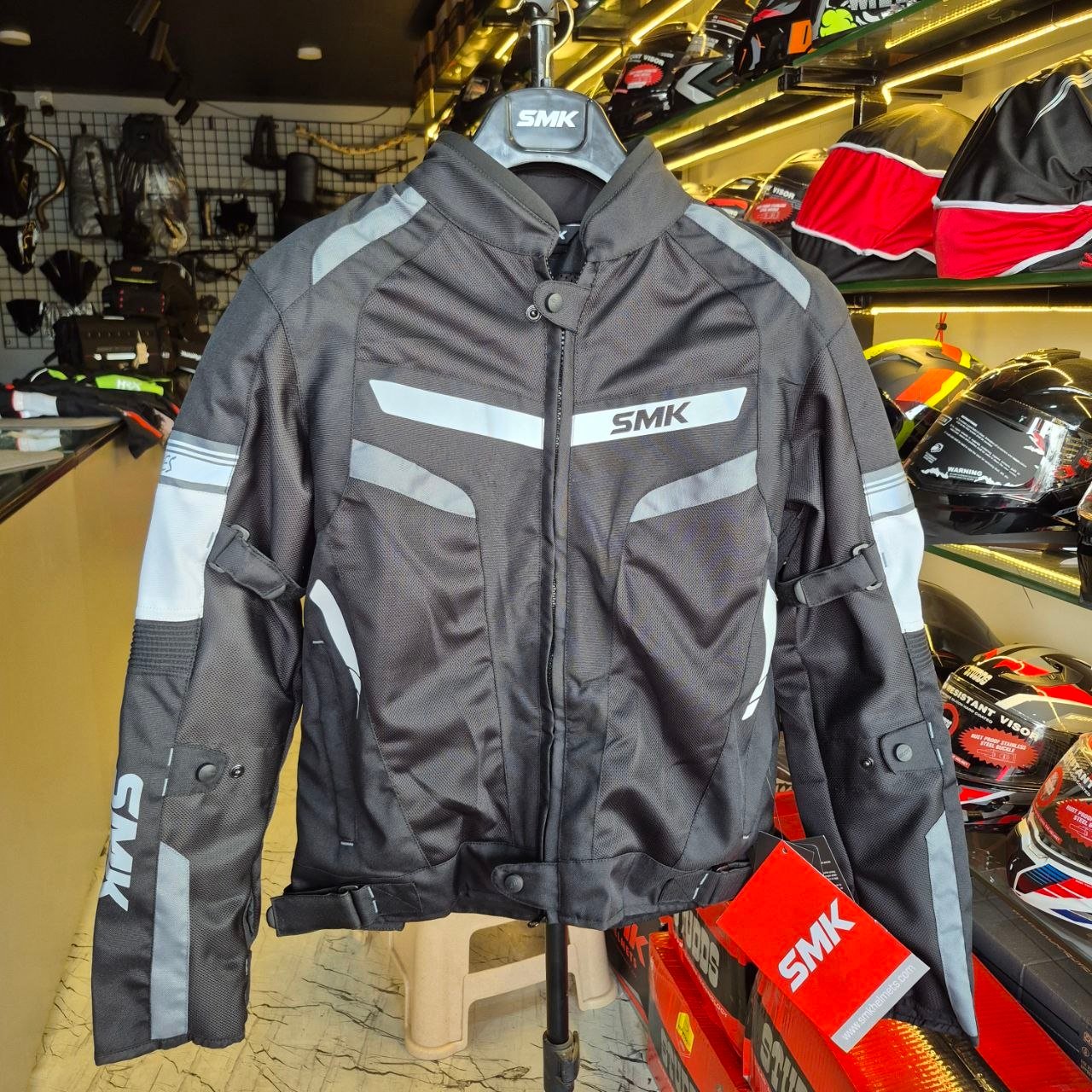 SMK INFINITY RUSH RIDING BLACK GREY M