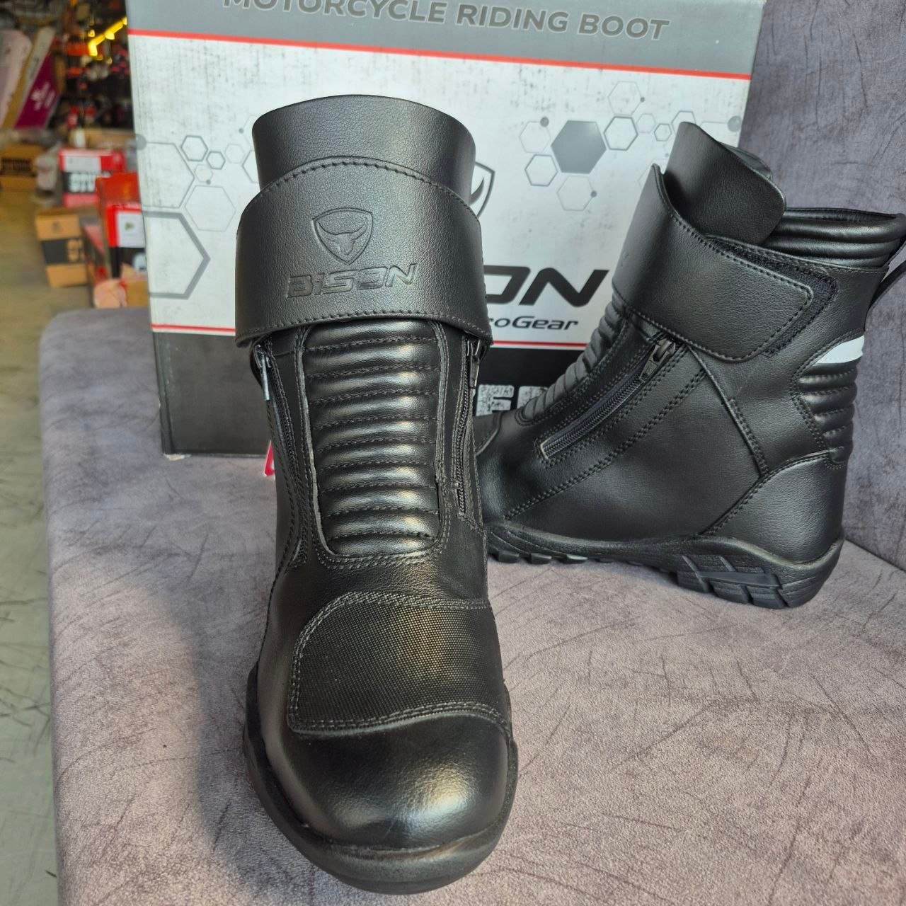 BISON RIDING BOOTS HUNTER 10 US