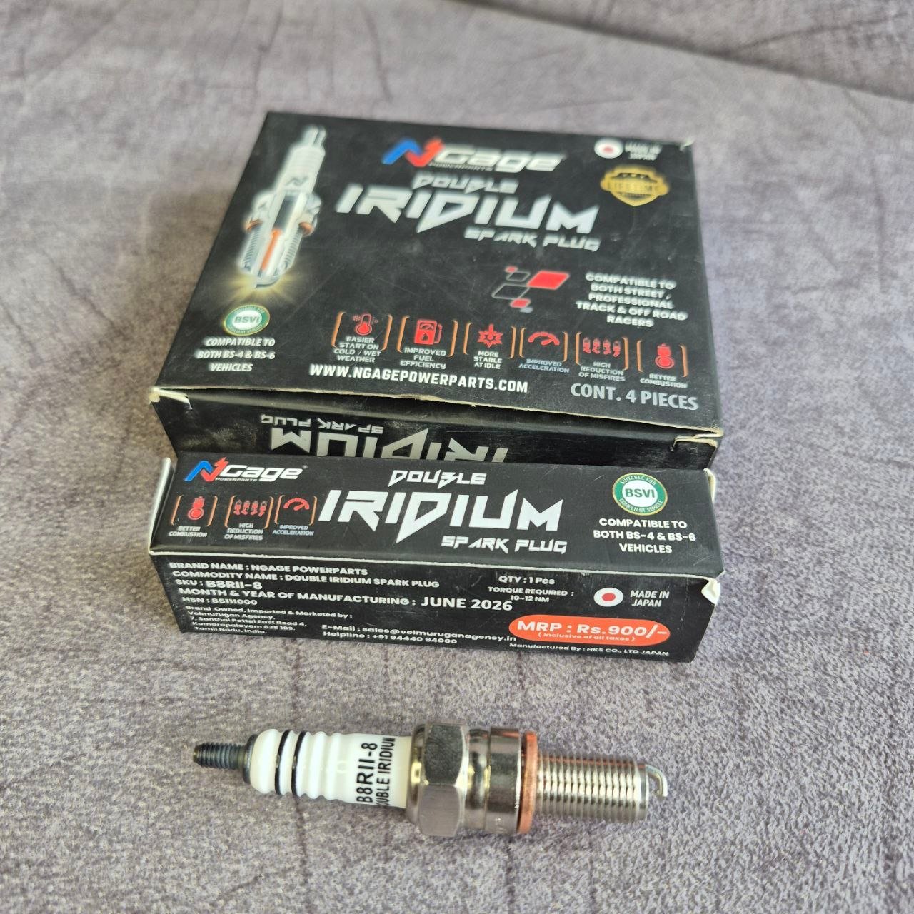 NGAGE IRIDIUM SPARK PLUG R15/MT15 B8RII-8