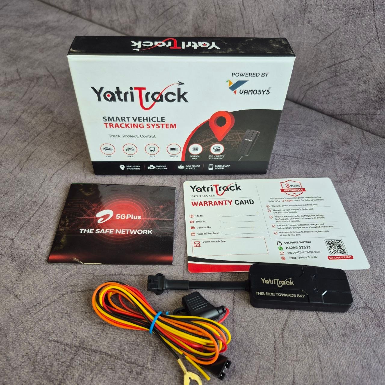 YATRI TRACK GPS Tracking system3 Year warranty 1 year free recharge