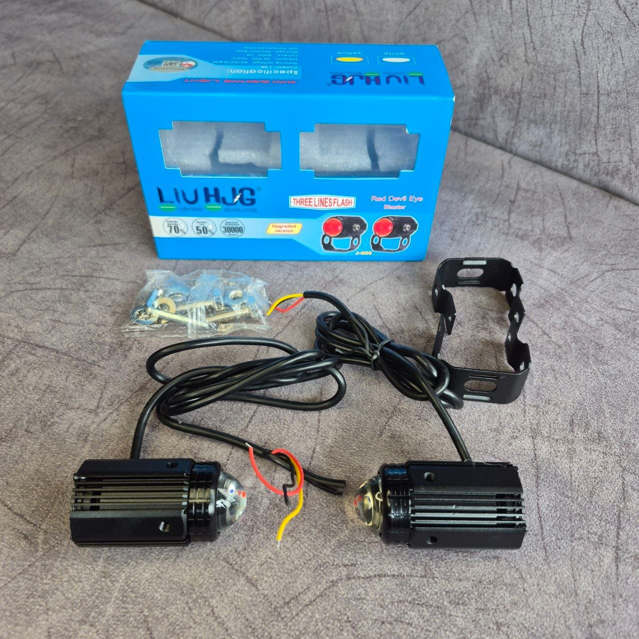 Liuhjg Original Mini Drive yellow/white & Red devil Fleshing